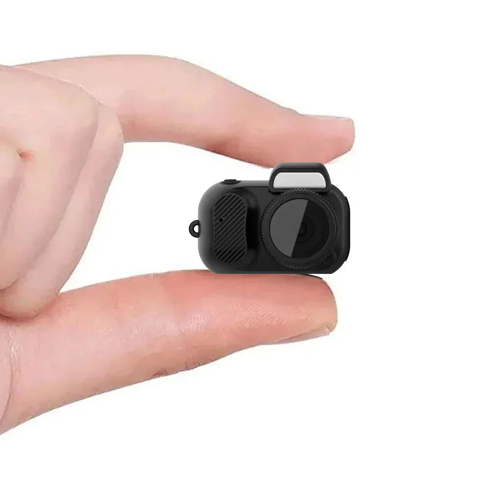 Mini Slr-Shaped 1080P Pocket DV Camera – Portable Body Cam, Action Camera with Display Screen, Loop Recording, & Filters 
